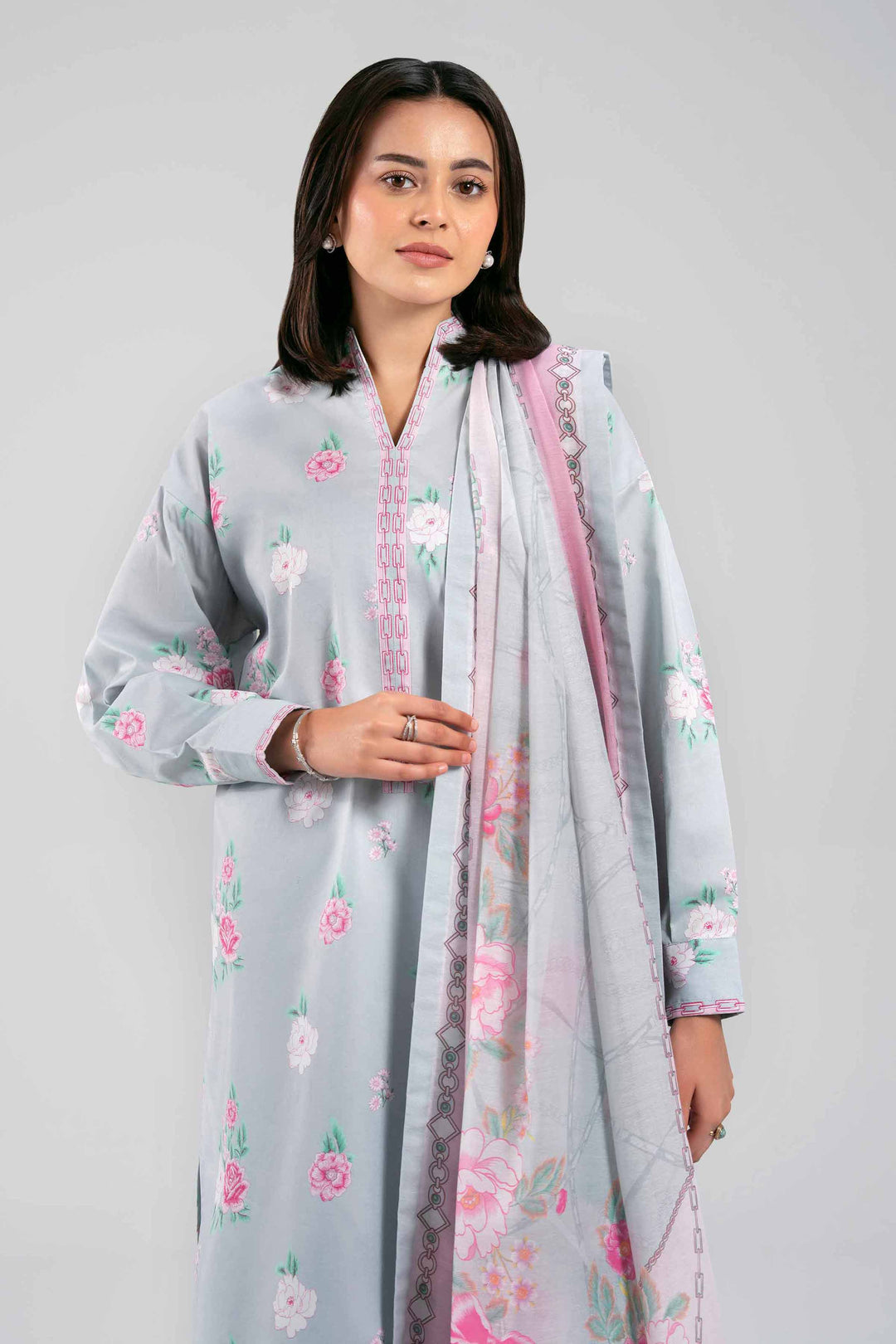3 Piece - Digital Printed Suit