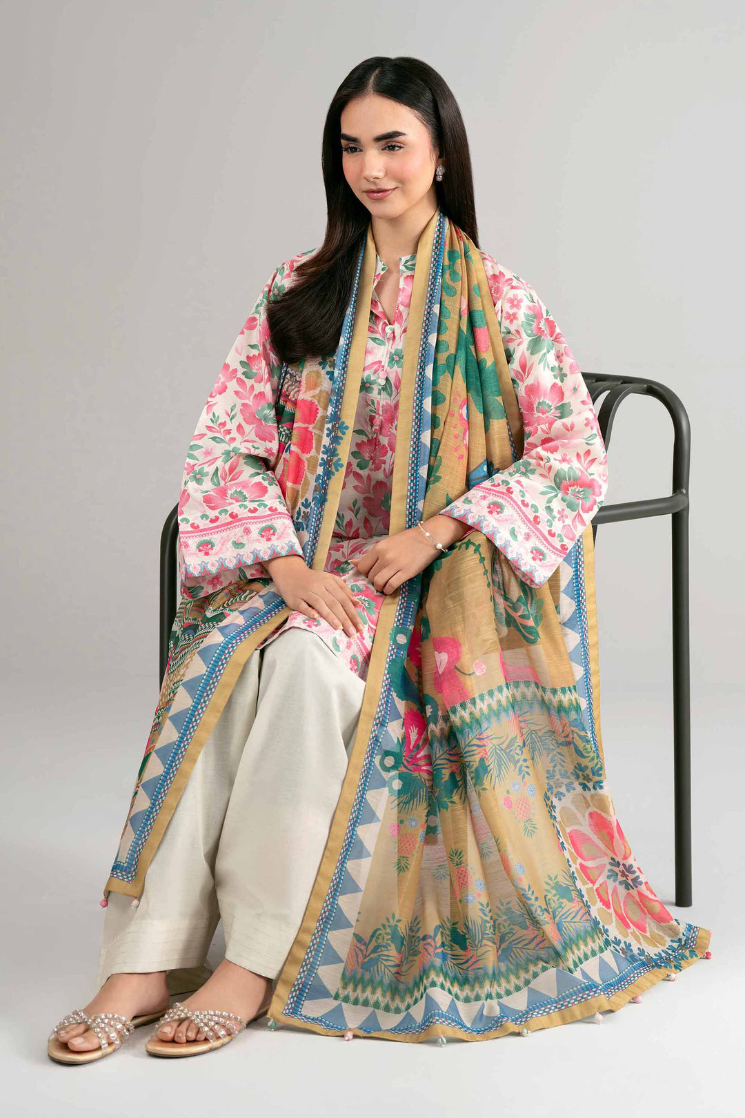 3 Piece - Digital Printed Suit