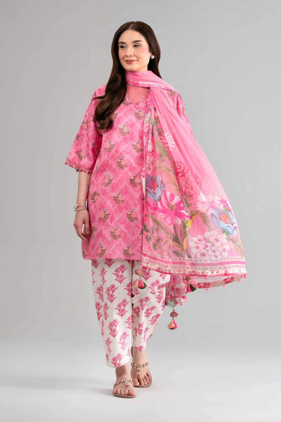 3 Piece - Digital Printed Suit