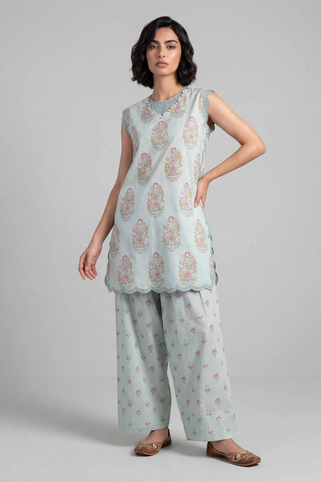 2 Piece - Printed Suit