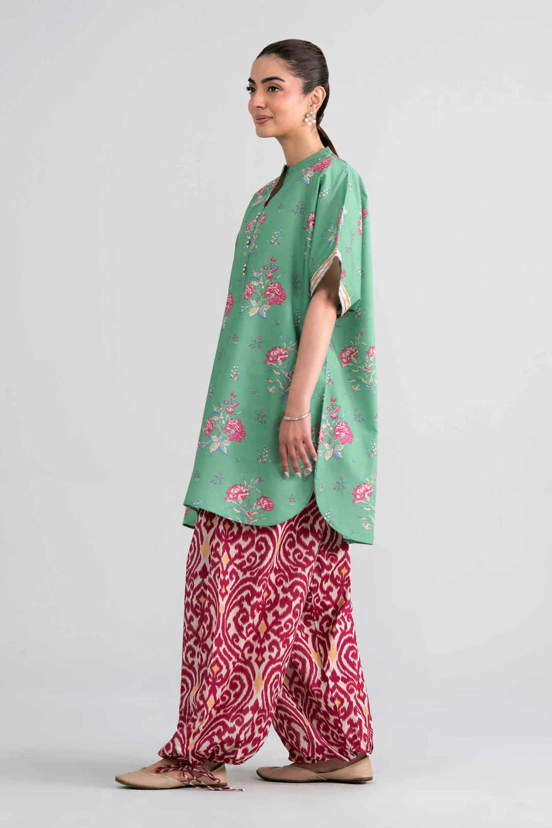 2 Piece  Printed Suit