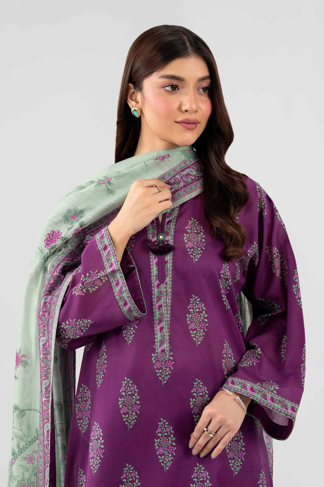 3 Piece - Digital Printed Suit