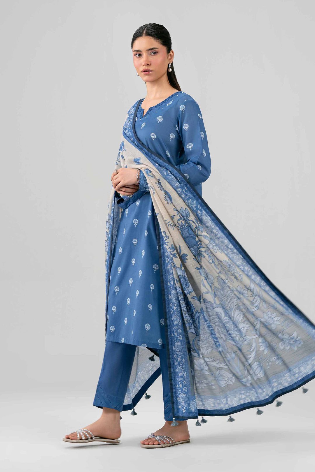 3 Piece - Digital Printed Suit