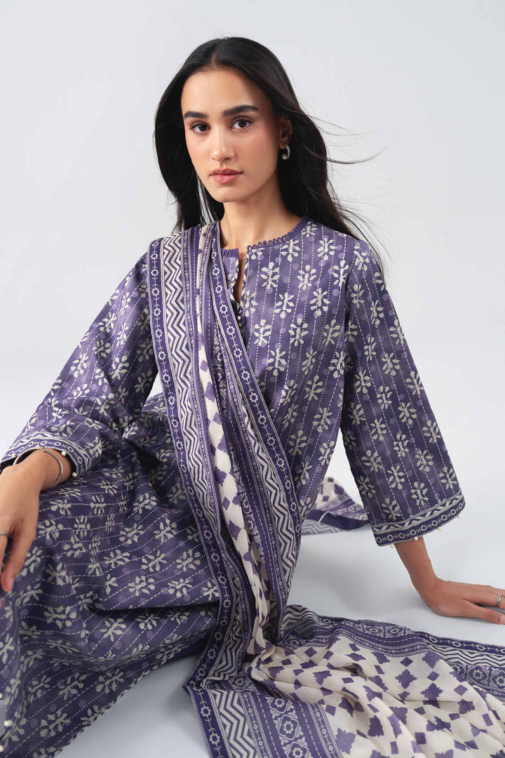3 Piece - Printed Suit