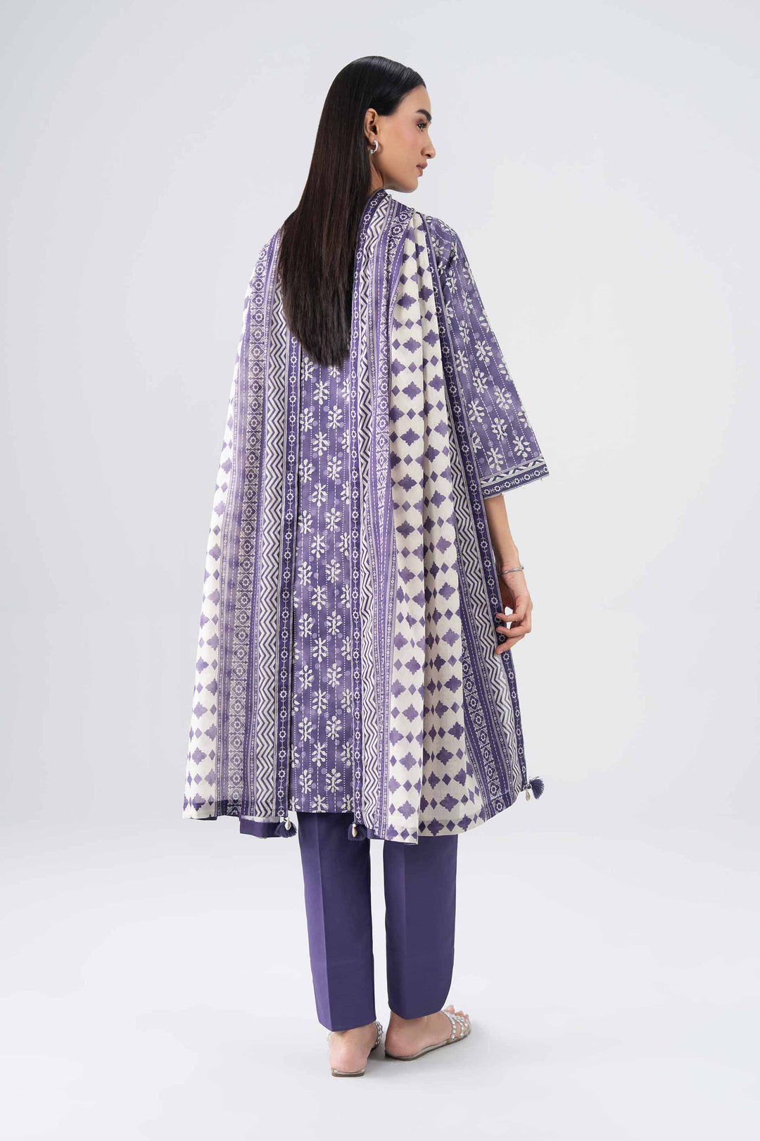 3 Piece - Printed Suit