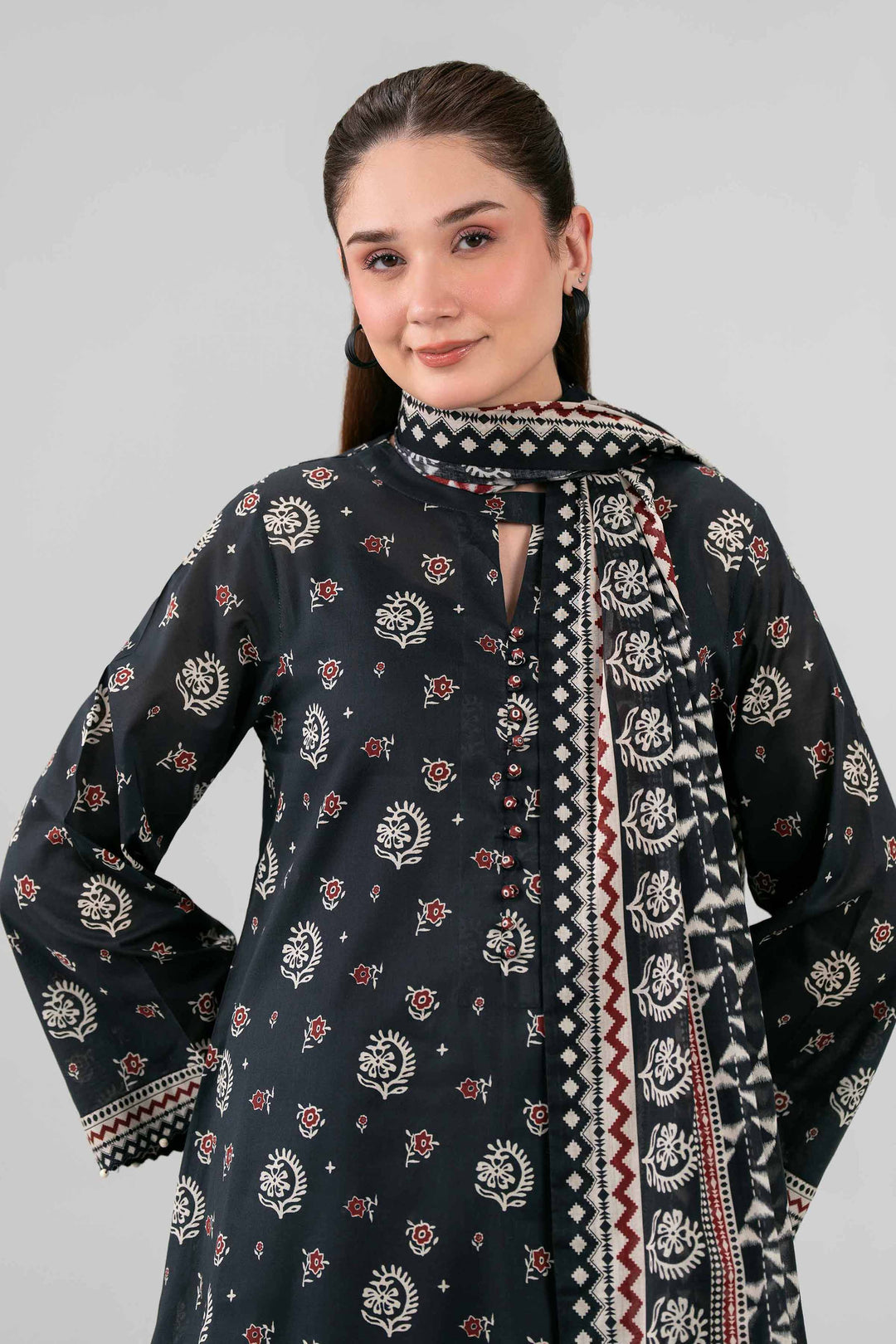 3 Piece - Printed Suit