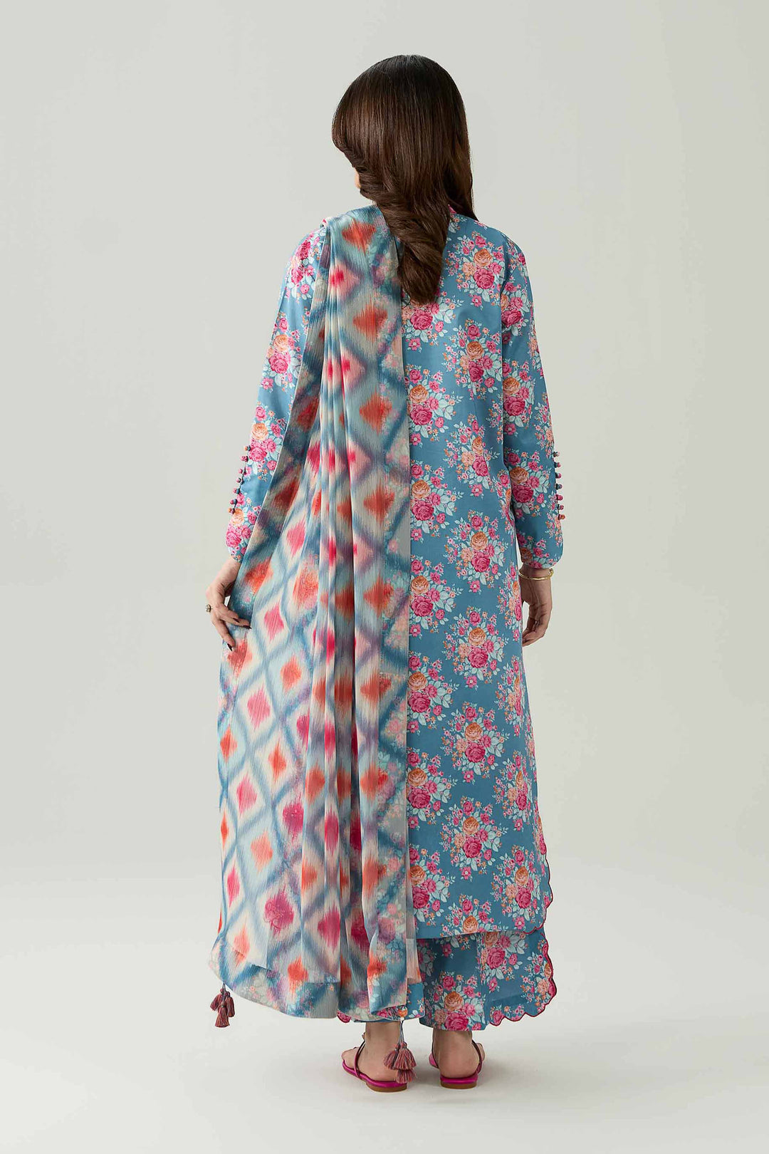 3 Piece - Digital Printed Suit