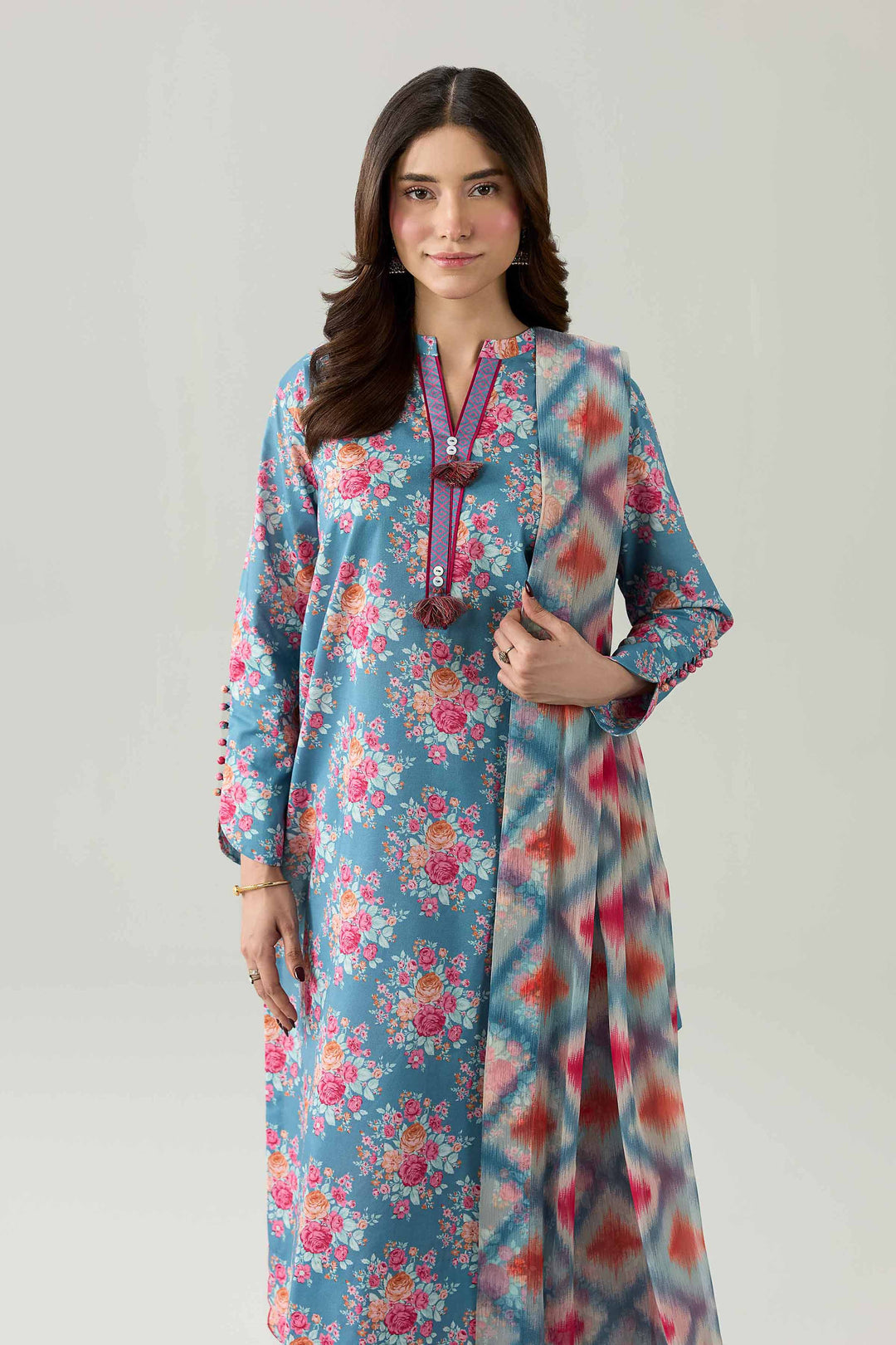 3 Piece - Digital Printed Suit