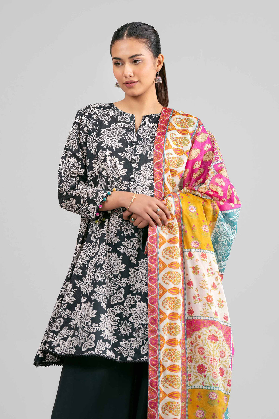 3 Piece - Printed Loose Fabric