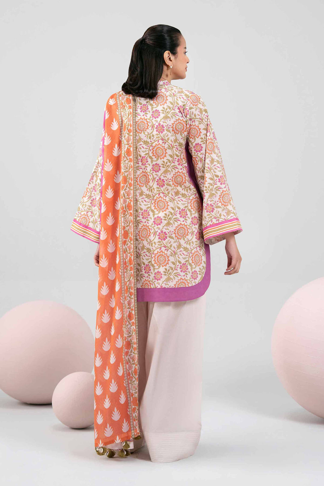 3 Piece - Printed Loose Fabric