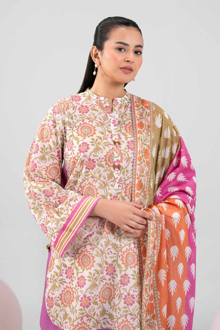 3 Piece - Printed Loose Fabric
