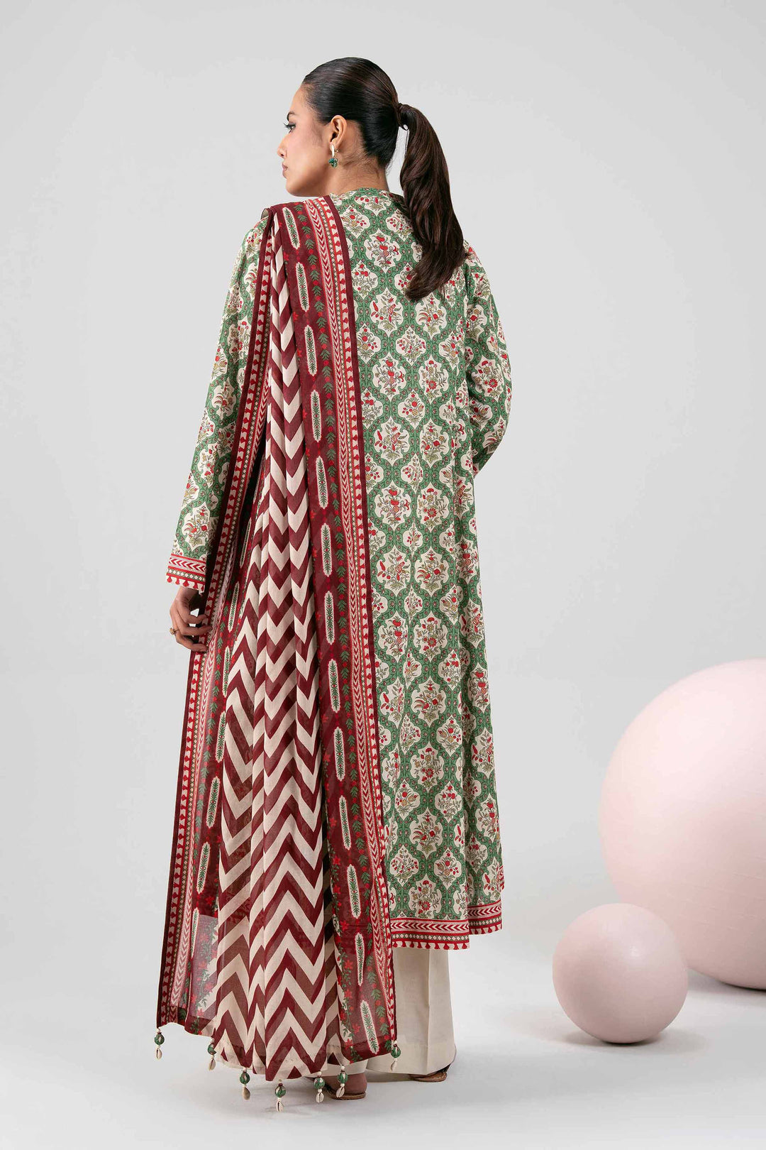3 Piece - Printed Suit