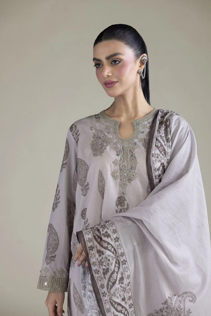 Embroidered | Cambric Cambric Tailored 3-Piece