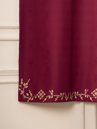 2 Piece - Embroidered Jacquard Suit