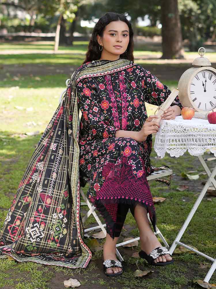 SILSILA 3-Piece Unstitched Digital Printed Lawn Suit