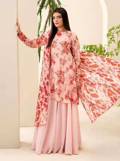 SUHA 3-Piece Unstitched Digital Printed Lawn Suit