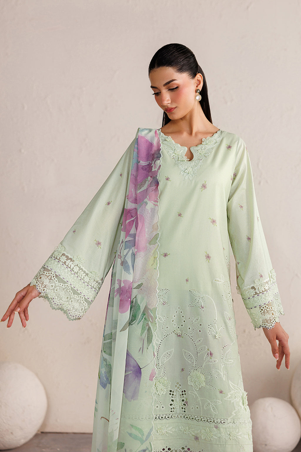 Festive Embroidered Lawn
