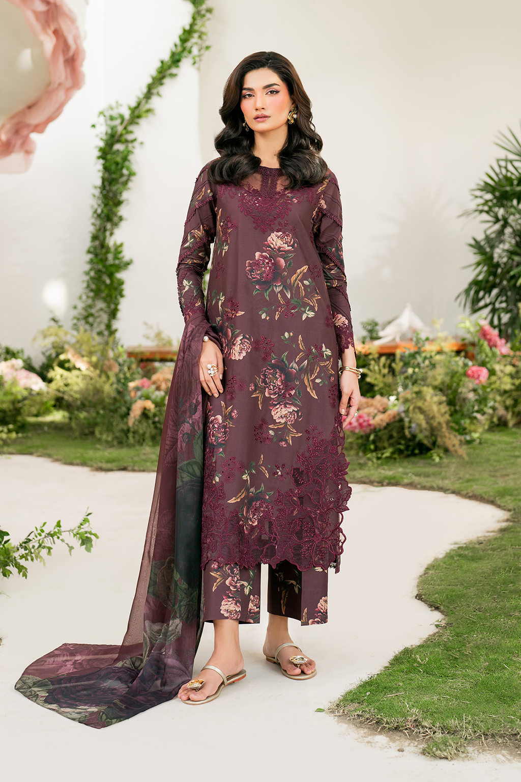 Embroidered Lawn