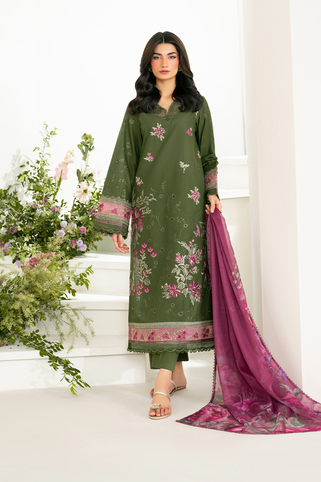 Embroidered Lawn