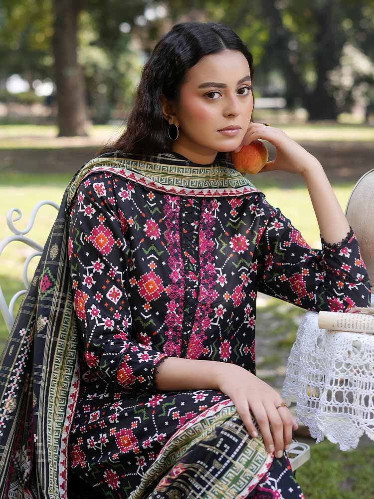 SILSILA 3-Piece Unstitched Digital Printed Lawn Suit