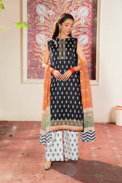 Embroidered - 3 Pc Lawn Suit