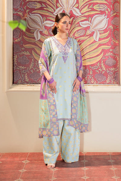 Embroidered - 3 Pc Lawn Suit
