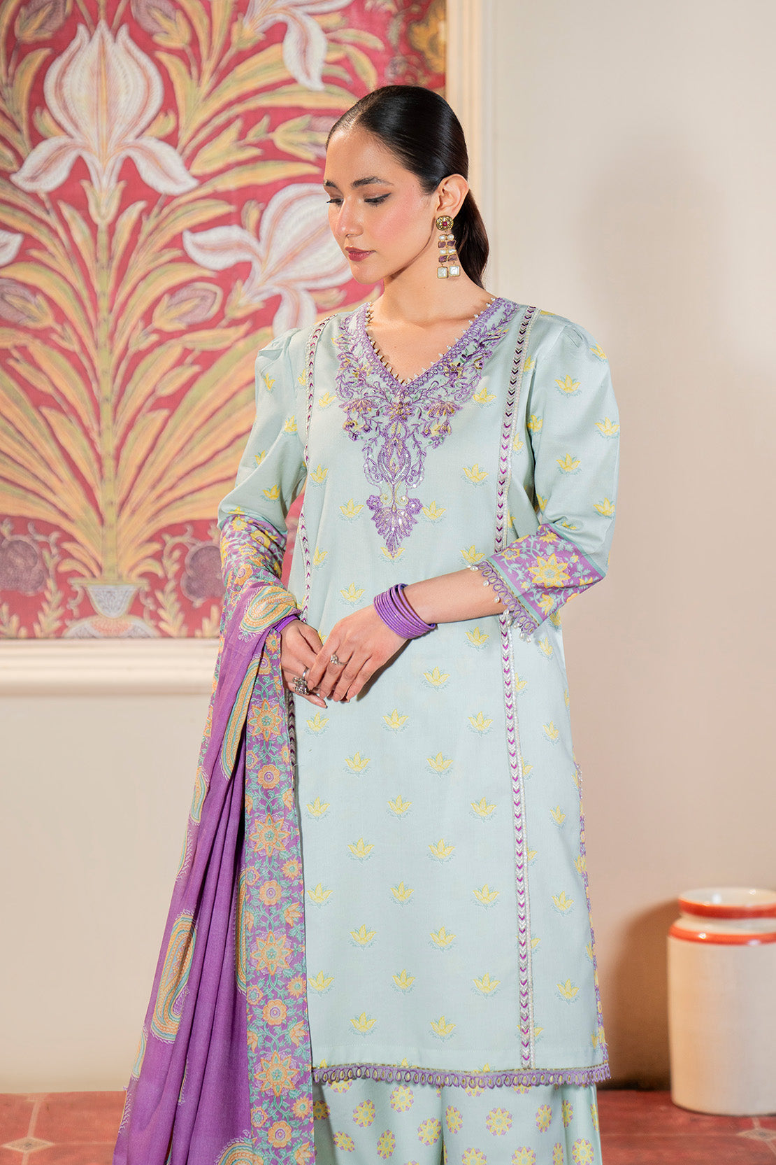 Embroidered - 3 Pc Lawn Suit