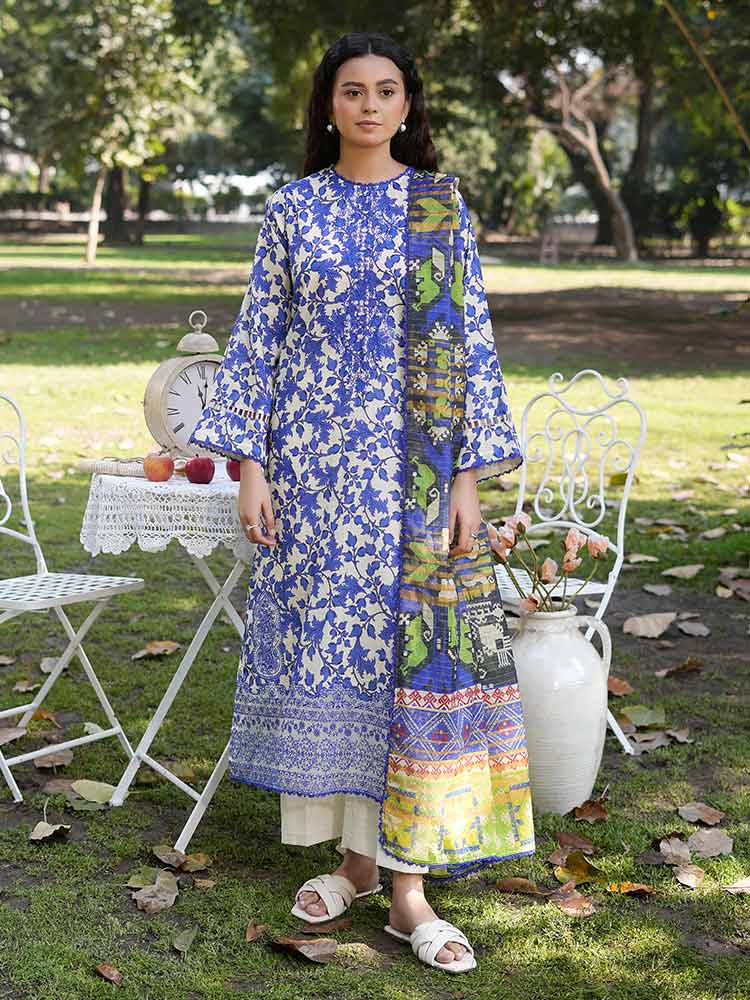 SILSILA 3-Piece Unstitched Digital Printed Lawn Suit