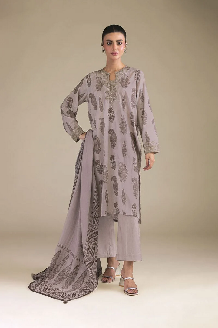 Embroidered | Cambric Cambric Tailored 3-Piece