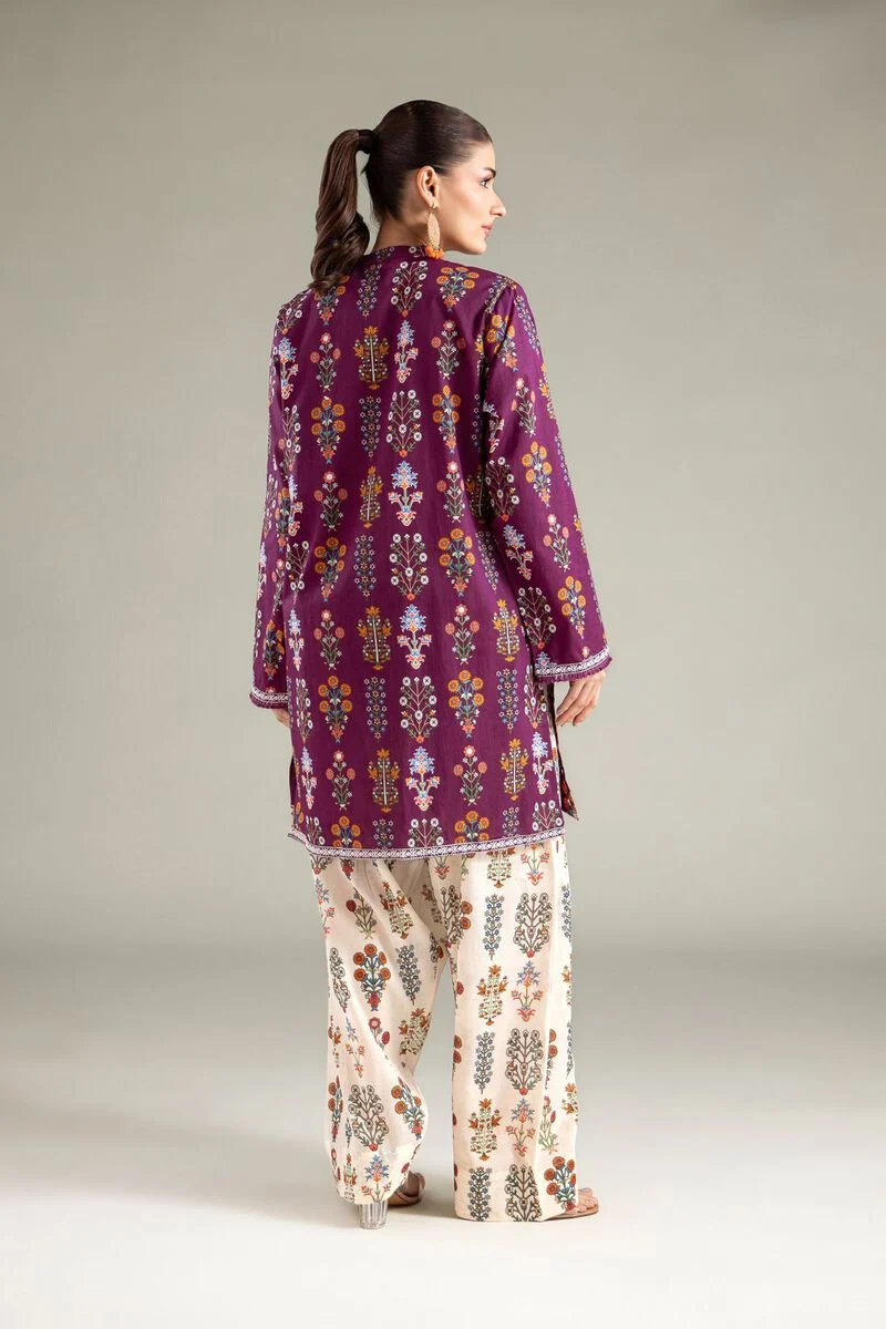 Embroidered | Lawn Fabrics 2 Piece | Top and Bottom