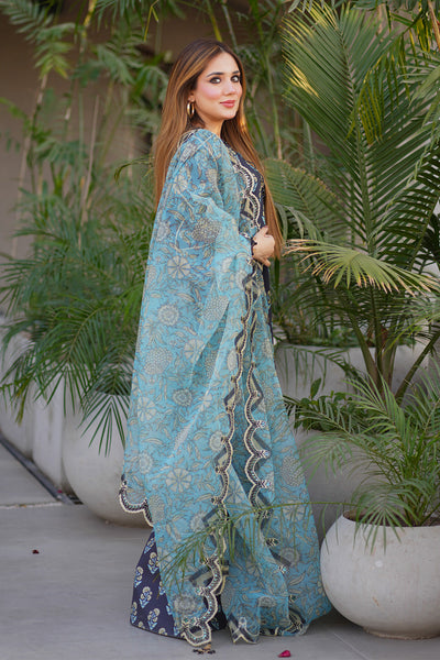 Embroidered - 3 Pc Lawn Suit