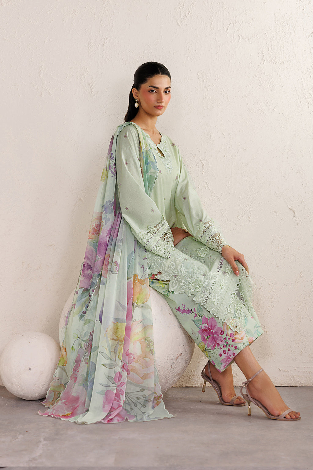 Festive Embroidered Lawn