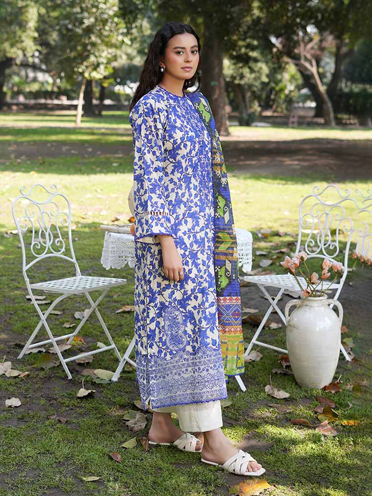 SILSILA 3-Piece Unstitched Digital Printed Lawn Suit