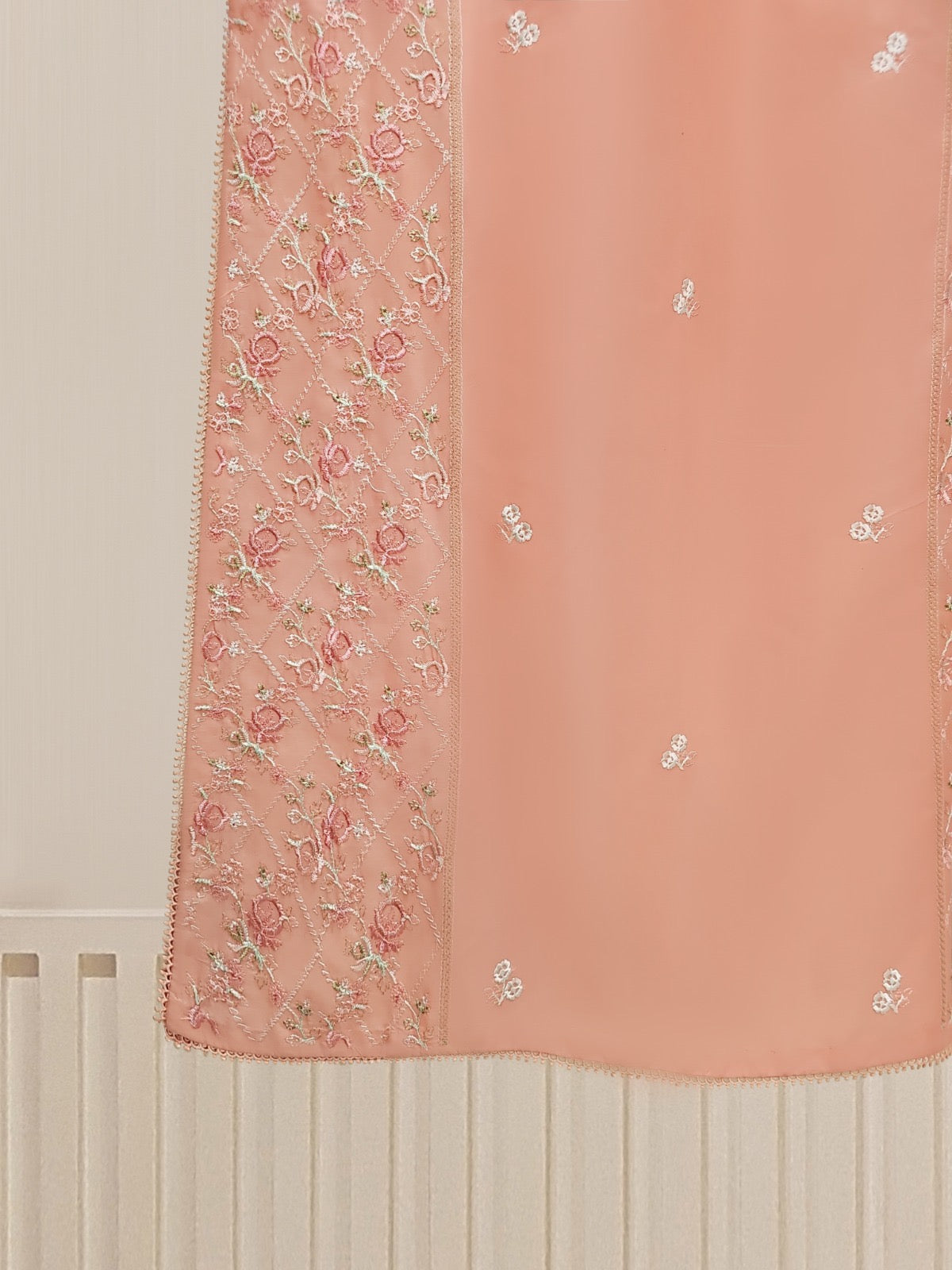 2 Piece - Pure Embroidered Cambric Suit