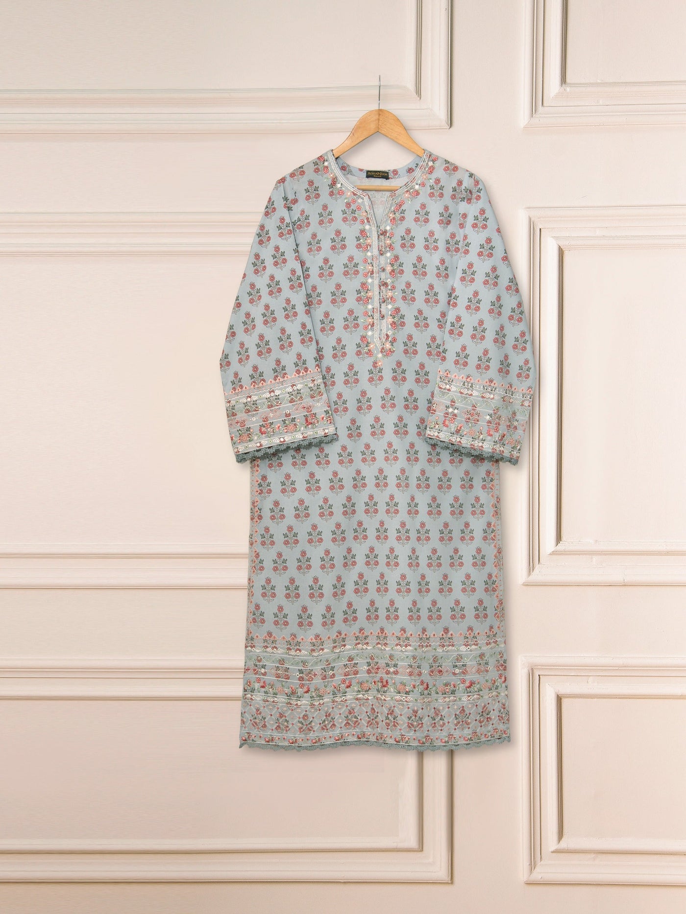 2 Piece - Digital Printed Cambric Suit