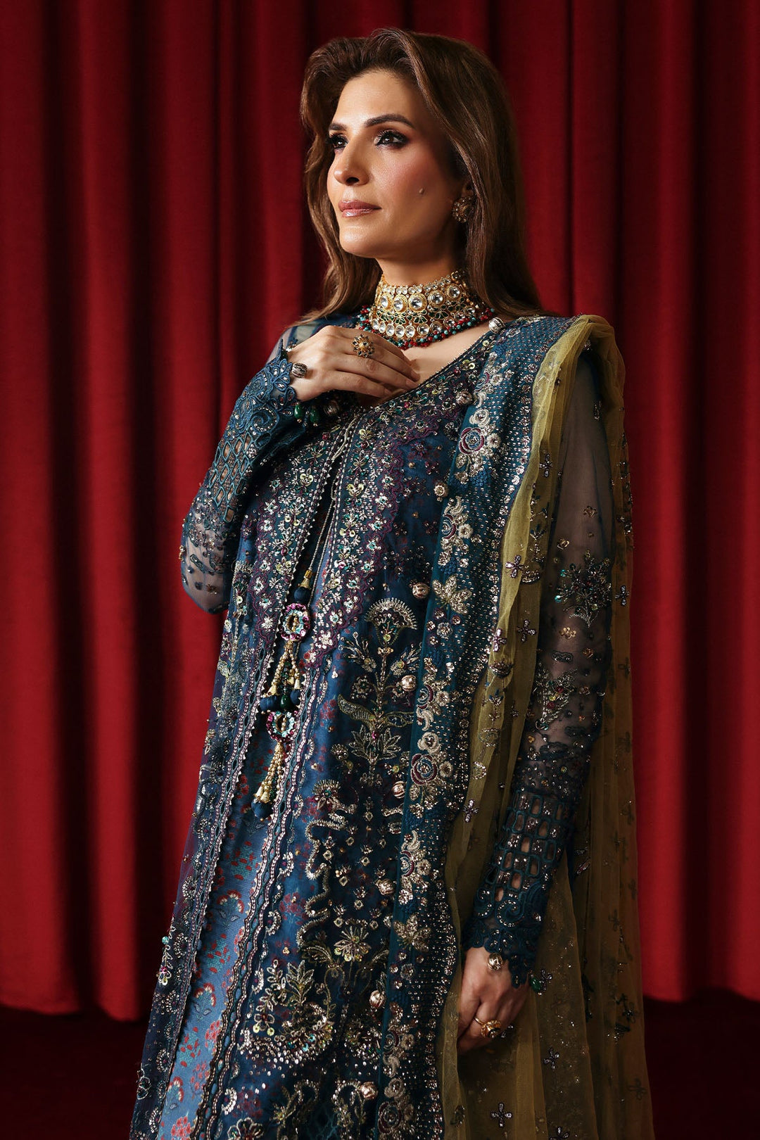 Jhoomro Unstitched Luxury Ensemble
