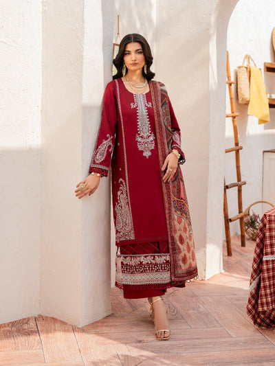 Husn-E-Arah Unstitched Lawn