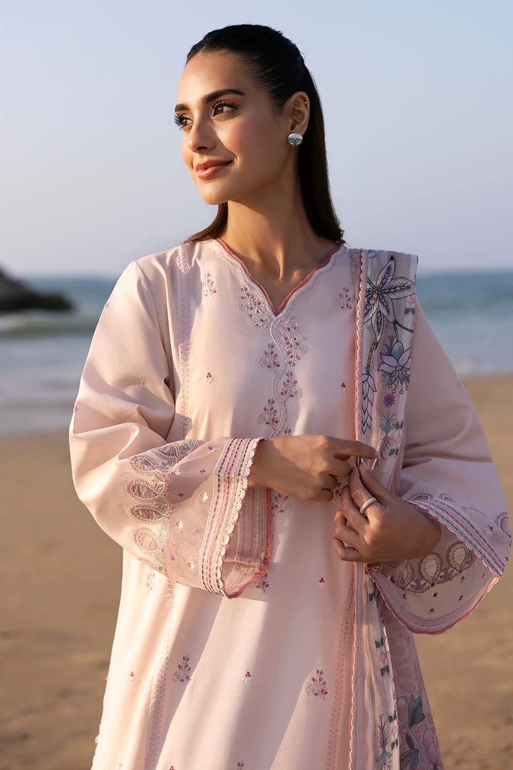 Afsanah Embroidered  Lawn