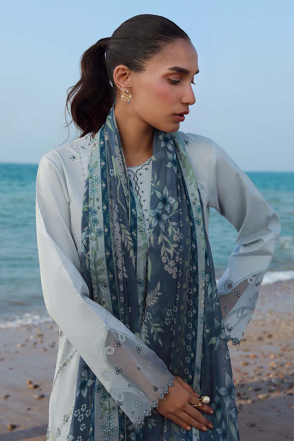 Afsanah Embroidered  Lawn