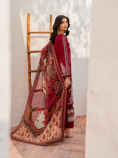 Husn-E-Arah Unstitched Lawn