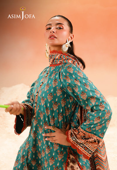 Printed Lawn 3 Pcs