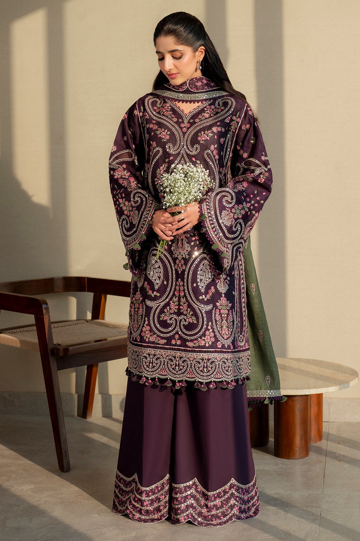 Shahkaar Embroidered  Luxury Lawn