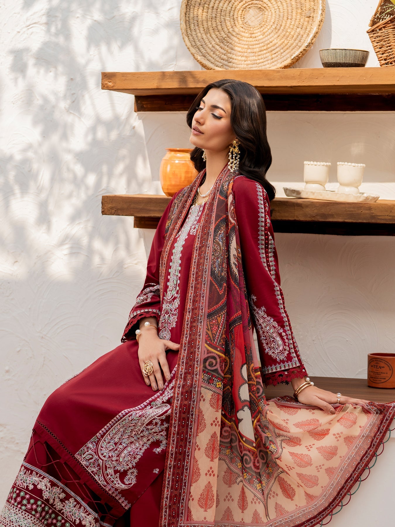 Husn-E-Arah Unstitched Lawn
