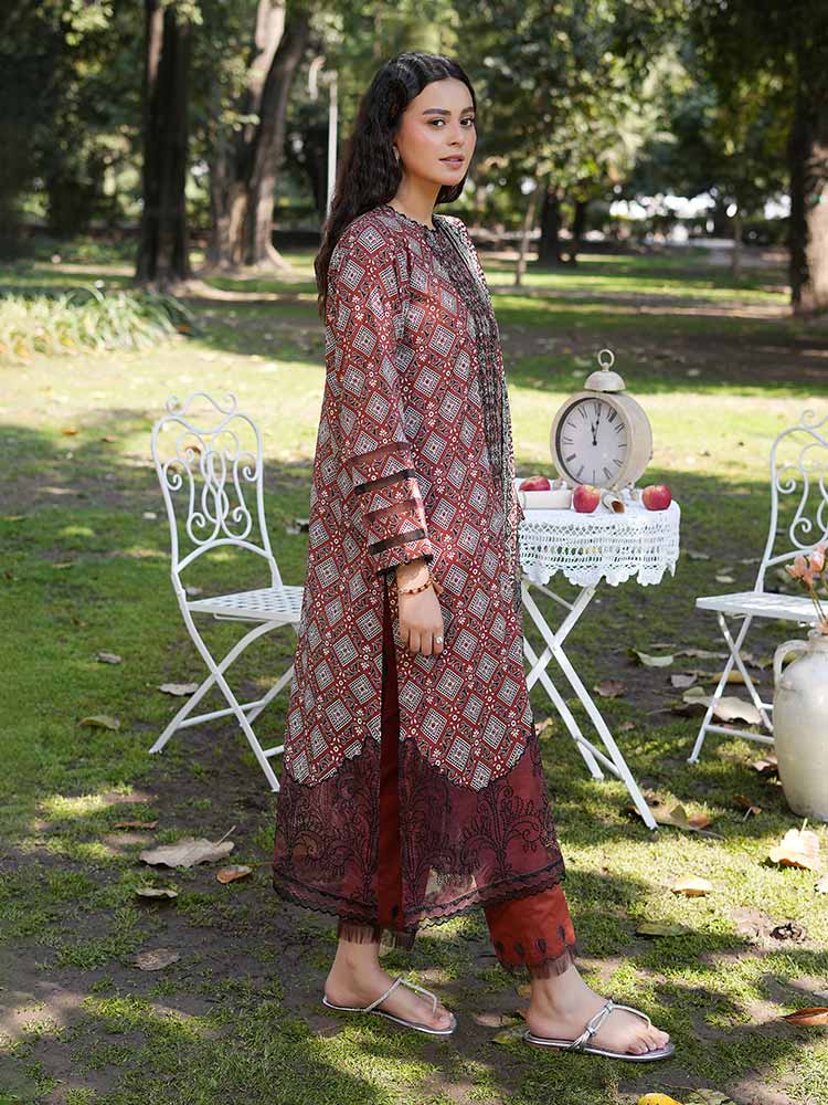 SILSILA 3-Piece Unstitched Digital Printed Lawn Suit