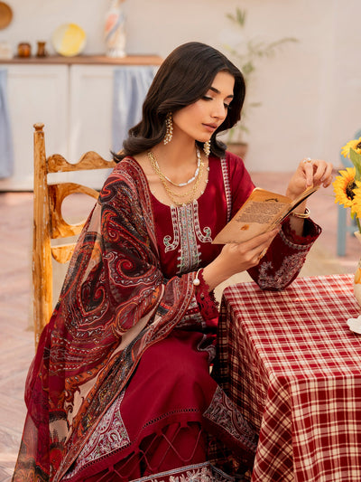 Husn-E-Arah Unstitched Lawn