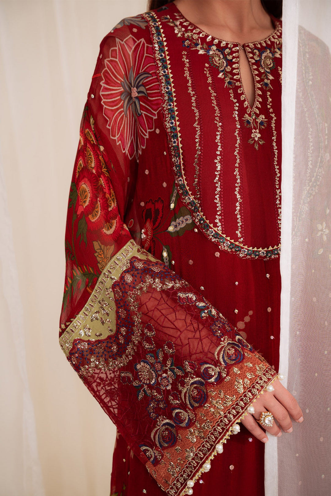 Omara Chiffon Unstitched