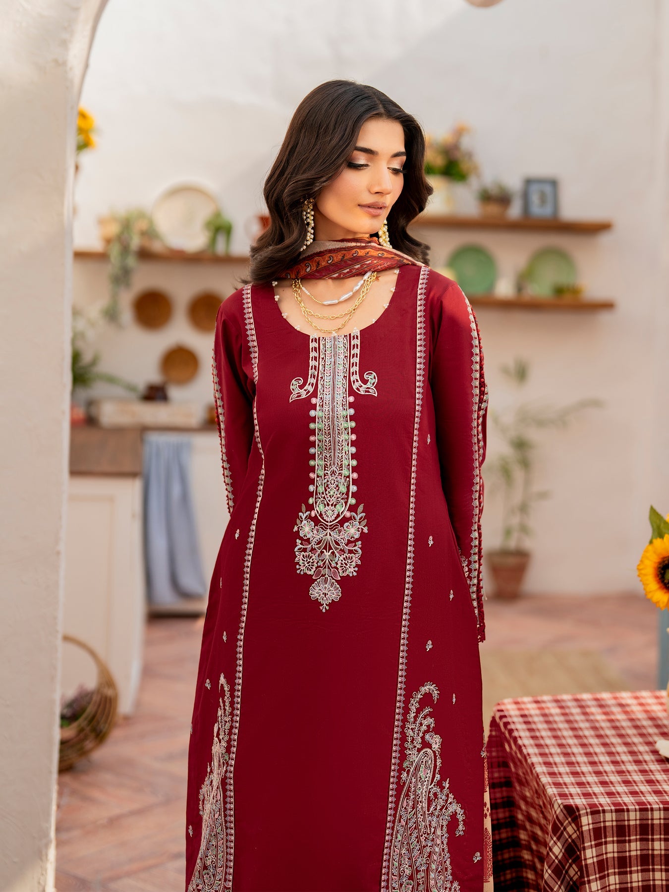 Husn-E-Arah Unstitched Lawn