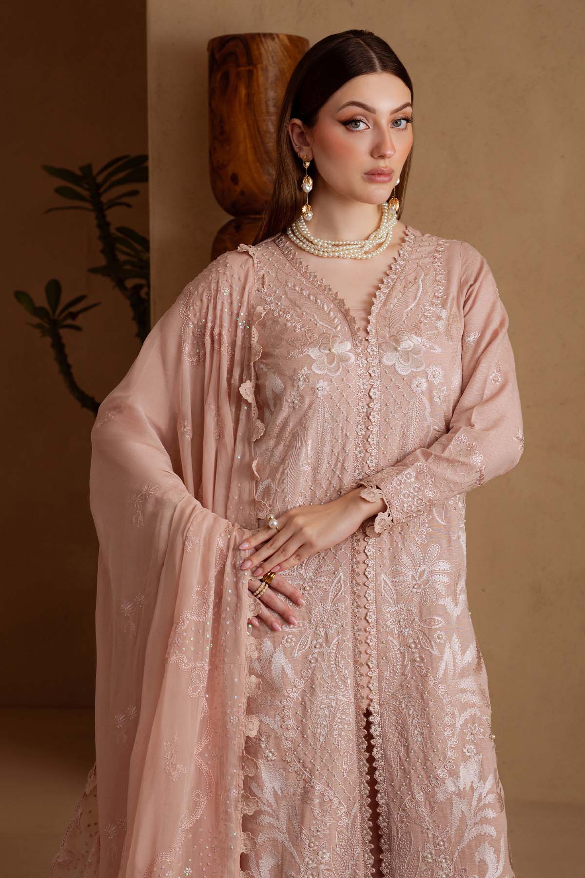 Embroidered Karandi 3 pc