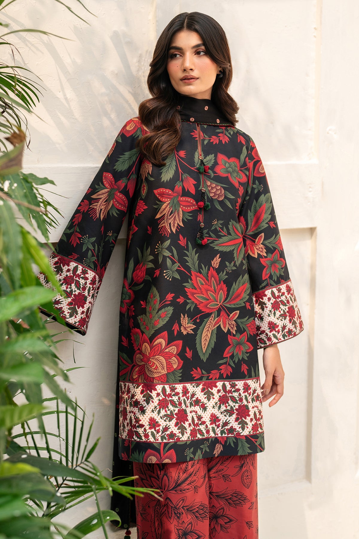 JAZMIN  || DIGITAL PRINTED PREMIUM VISCOSE 3 Pieces (Pret )