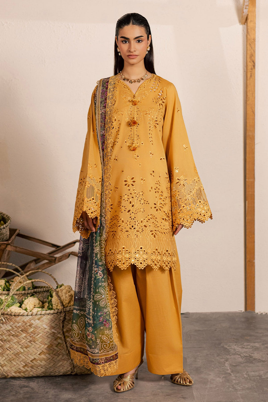 bazaar Unstitched CHIKANKARI LAWN
